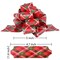 PintreeLand 12PCS Christmas Gift Bows, 5&#x201D; Xmas Wrap Pull Bows with Ribbon Wrapping Accessory for Present, Florist, Bouquet, Basket Decor, Easy to Assemble